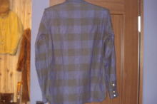 Indigo�@Block�@Check�@Western�@Shirt