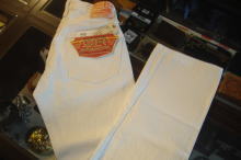 White Denim Pants